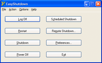 EasyShutdown Screenshot
